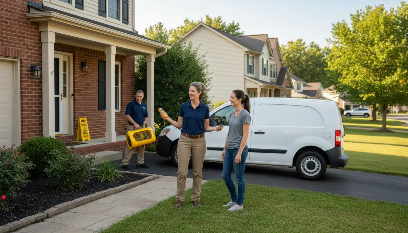 Residential water damage restoration in Parker, ID